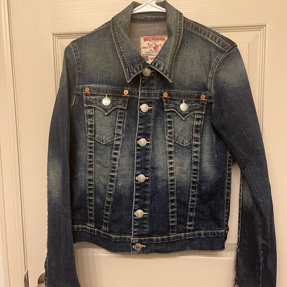 Elena Gilbert True Religion Denim Jacket